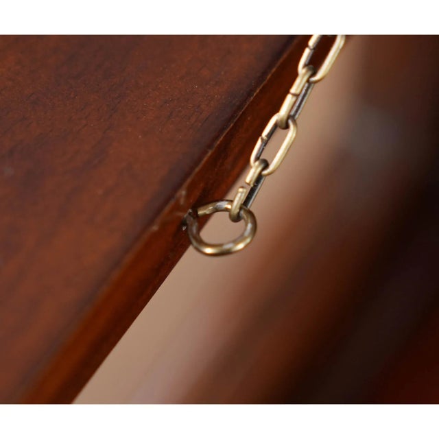 Wood Niagara Furniture Sheraton Showcase Cabinet Table For Sale - Image 7 of 11