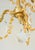 Small French Brass Chandelier in Amber Crystal, 1960s For Sale - Image 9 of 10