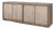 Transitional Reclaimed Pine Sideboard, 90" - Soft Grey Two-Tone For Sale