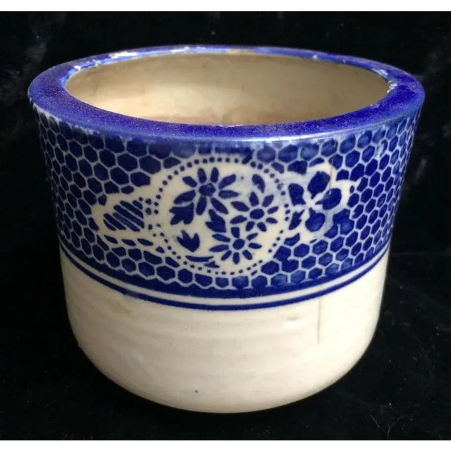 This is a really beautiful antique Chinese brush pot that measures 4 inches tall and is 4 1/2 inches in diameter. Overall...