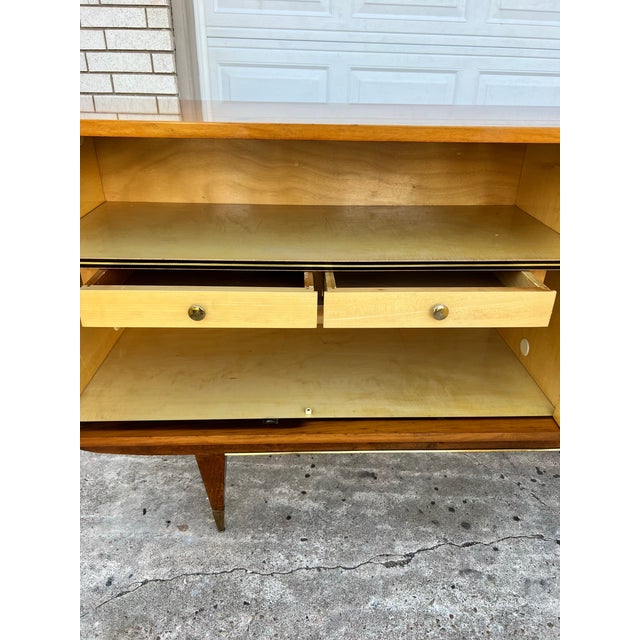 French Art Deco 1930's Light Macassar Sideboard For Sale - Image 11 of 12