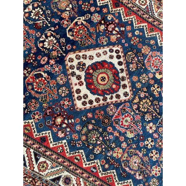 Antique Qashqai Rug, 1890s For Sale - Image 9 of 18