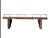 Vintage Wooden Wall Shelf With Brass Railing For Sale - Image 14 of 14