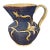 Oversized Italian Ceramic Pitcher With Applied Leaves For Sale