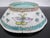 Chinese Nyonya Porcelain Butterfly & Flower Enamel Bowl With Turquoise Center For Sale - Image 10 of 10