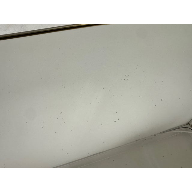 Italian Brass Wall Mirror, 1970s For Sale - Image 4 of 14