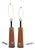 Richard Barr for Laurel Mid Century Walnut Table Lamps - Pair For Sale