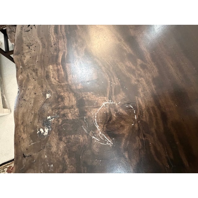 Extra Long Natural Slab Wood Dining Table by Restoration Hardware For Sale - Image 13 of 17