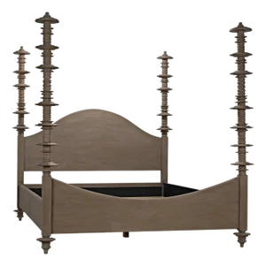 NOIR Ferrett Bed, Cal-King, Weathered
