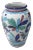 Majolica Painted Artisan Italian Terra Cotta Urn For Sale