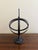 Black Late 20th Century Black Iron Armillary Globe Sculpture – Traditional Landscape & Garden Decor For Sale - Image 8 of 10