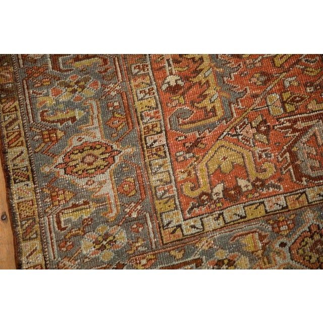 Traditional Vintage Distressed Mehrivan Square Carpet - 7' x 7'10" For Sale - Image 3 of 11