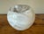 Anna Ehrner Kosta Boda Large White , "Cool Moon" Sphere Votive Holder ~ Anna Ehrner For Sale - Image 4 of 5