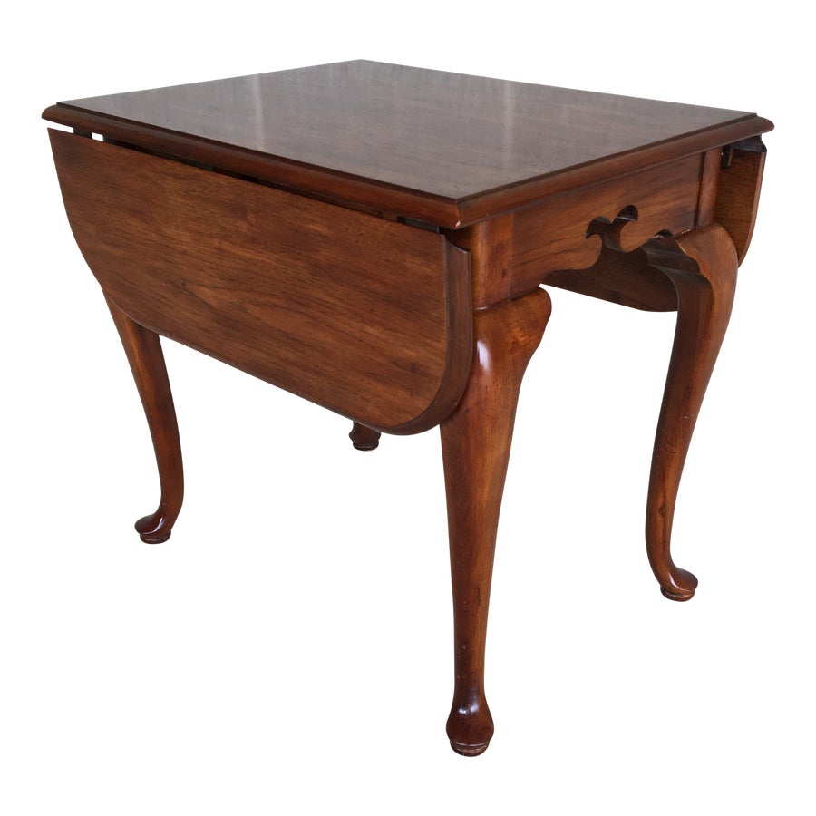 Drexel Heritage Coventry Manor Mahogany Drop Leaf Side Table