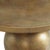 Brass Finish Round Ball Coffee Table For Sale - Image 4 of 5