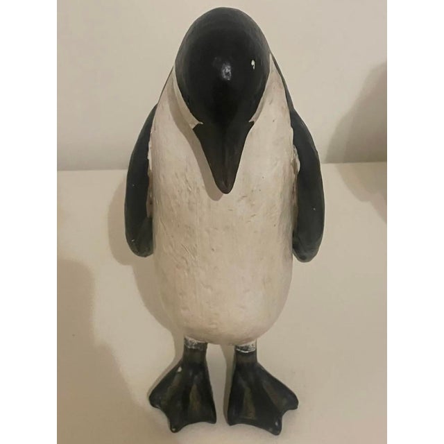 Late 20th Century Plaster Penguin Family For Sale - Image 5 of 6