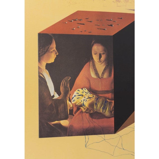 Abstract Salvador Dali "Caring for a Surrealist Watch" Print, 1971 For Sale - Image 3 of 11