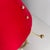 Table Lamp with Golden Crows Foot and Newly Upholstered Red Silk Shade by J. T. Kalmar, 1950s For Sale - Image 12 of 14