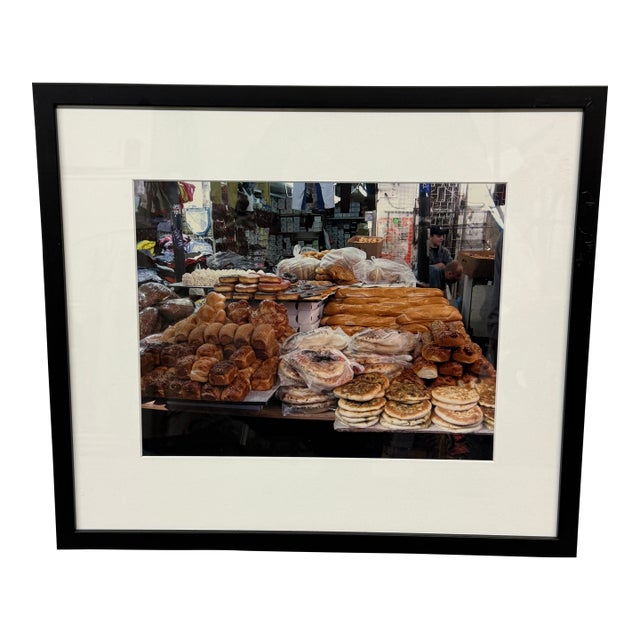 Middle Eastern Market Photograph, Framed For Sale