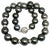 Metal Diamond Tahitian Pearl 14k Gold Necklace Certified For Sale - Image 7 of 10