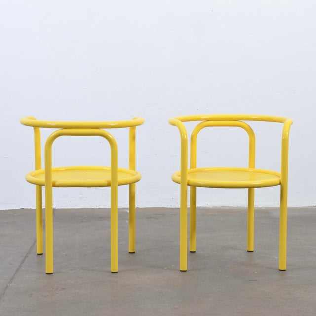 Locus Solus Garden Ensemble in Yellow by Gae Aulenti for Poltranova, 1960s, Set of 6 For Sale - Image 6 of 18