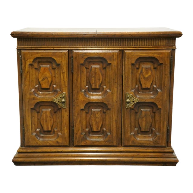 Drexel Heritage Marcay Collection Rustic Country French Style 38" Flip-Top Server Buffet 183-504 For Sale - Image 13 of 13