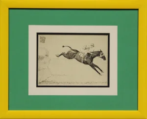 "Steeplechase Drypoint"