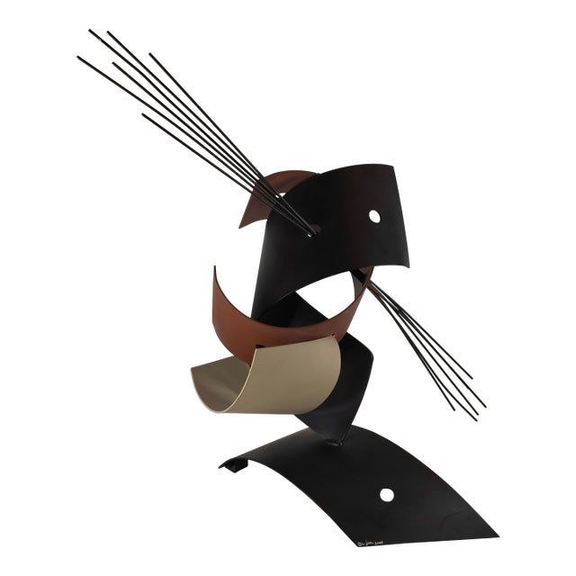 Post Modern Metal Sculpture by Curtis Jeŕe For Sale