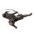 Metal Japanese Bronze Figure of Samurai Archer, 1800s For Sale - Image 7 of 8