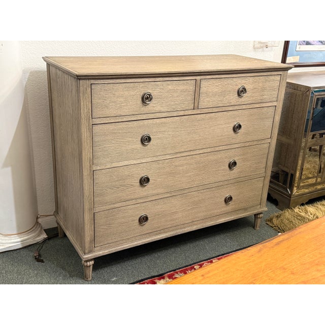 Design Plus Gallery presents the Maison Five Drawer Dresser from Restoration Hardware. Inspired by late 18th-century...