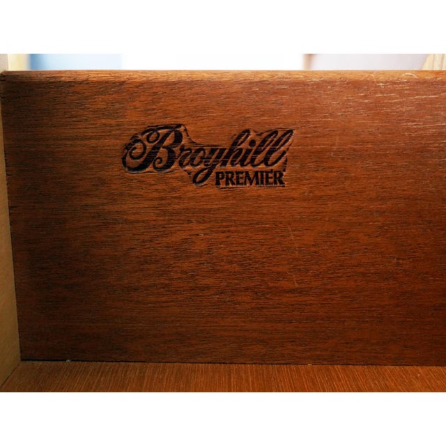 1960s Broyhill Premiere Brasilia “Diamond Head” Buffet / Credenza For Sale - Image 9 of 14