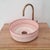 Not Yet Made - Made To Order 21st Century Modern Pink Farmhouse Ceramic Washbasin Vessel Sink For Sale - Image 5 of 7