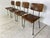 Pilastro Teak and Steel Dining Chairs by Tjerk Reijenga for Pilastro, 1950s-1960s, Set of 4 For Sale - Image 4 of 15