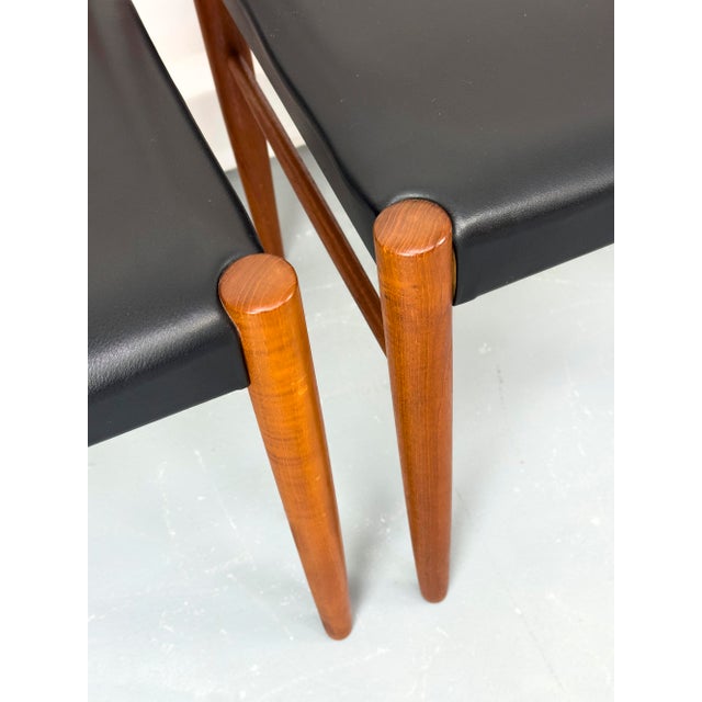 Danish Teak Dining Chairs by H. W. Klein for Bramin, 1960s, Set of 4 For Sale - Image 9 of 18