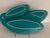 Mid 20th Century Mid-Century Modern California Pottery Aqua Divided Platter For Sale - Image 5 of 6