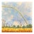 Follow Every Rainbow Original 6" X 6" Acrylic Painting Nature Theme Wall Art For Sale
