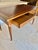 Early 20th Century French Louis XVI Style Walnut and Brass Leather Top Desk For Sale - Image 6 of 12
