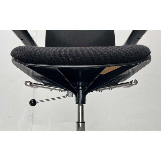 Vintage German Model Eurochair 5600 Office Swivel Chair by Fritz Makiol for Girsberger, 1970s For Sale - Image 15 of 18