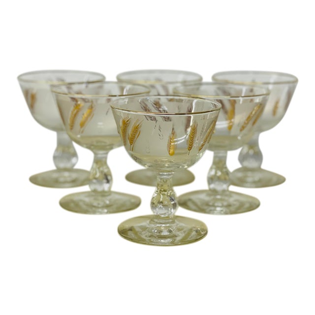 Mid 20th Century Mid-Century Modern Libbey Glasses - Set of 8 For Sale