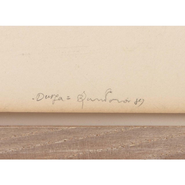 Robert Dandarov "Durga" Mixed Media, 1989 For Sale - Image 4 of 5