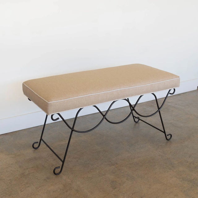Panoplie Iron Double Loop Bench, Trim For Sale In Los Angeles - Image 6 of 9