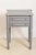 White Two-Drawer Painted Distressed Table For Sale - Image 8 of 9