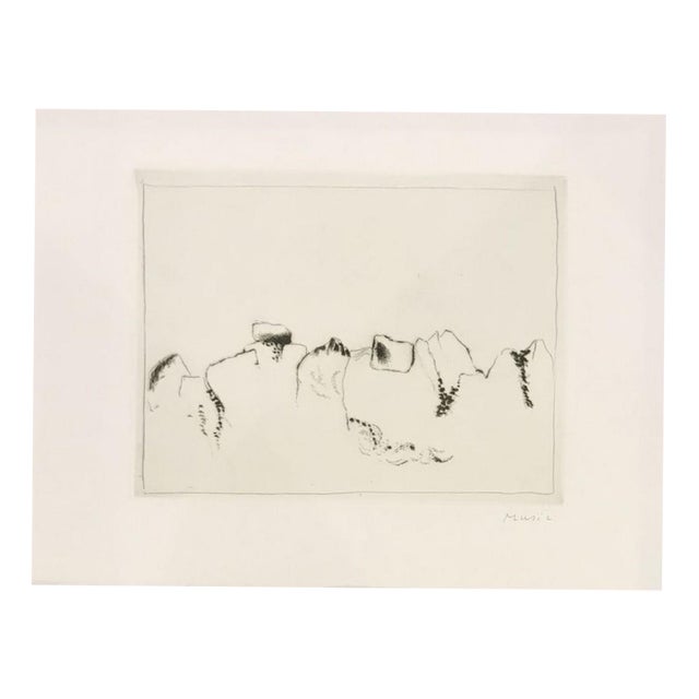 Zoran Antonio Music, Jardins déserts peut-être, 1976, Engraving For Sale