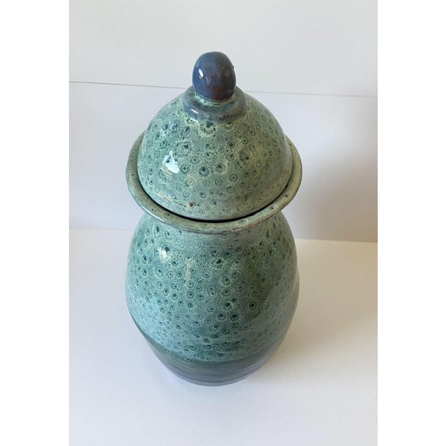 Glazed Terracotta Urn from DP Art, France For Sale - Image 5 of 10