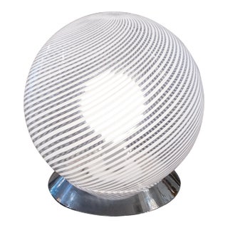 Spherical Venini Table Lamp For Sale