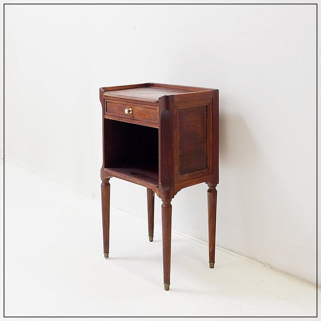 Antique Louis XVI Style Bedside Table For Sale - Image 16 of 16