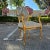 Baroque Blue Damask Chair With Gold Leaf Details For Sale - Image 4 of 7