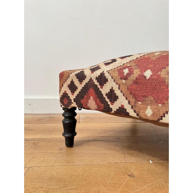 Textile 19th Century French Ottoman For Sale - Image 7 of 8