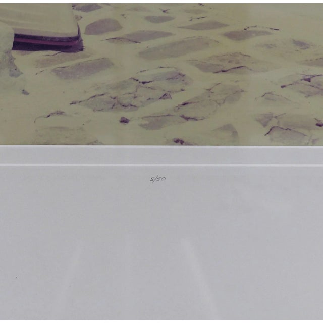 Mediterranean 1990s Vintage Alan Klug Mykonos Greece Limited & Signed Framed Photo Print For Sale - Image 3 of 6