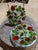 1980s Signed Peggy Karr Fused Glass Strawberry Motif Accent Plates - Set of 4 For Sale - Image 5 of 6
